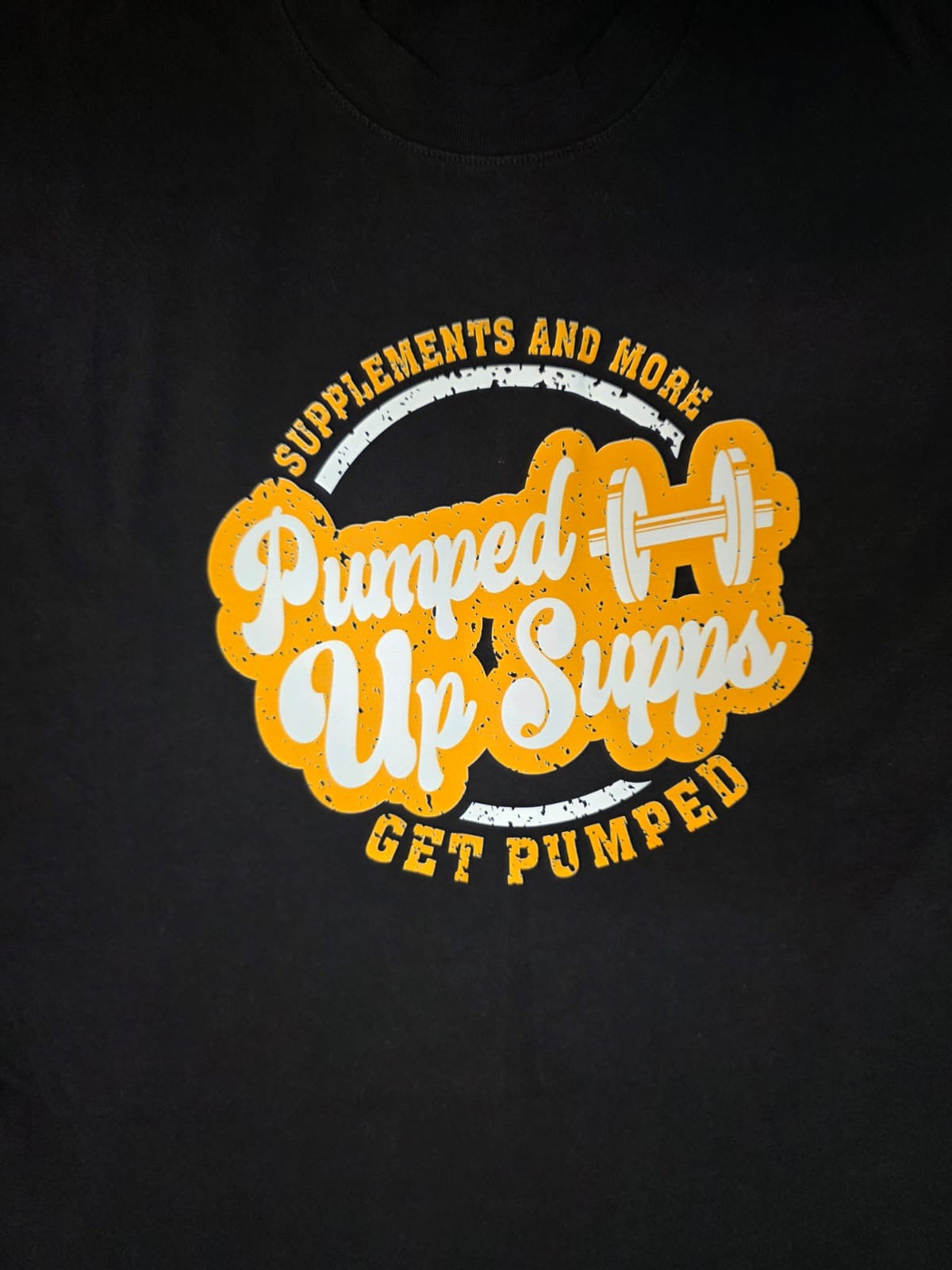 Vintage Pumped-Up Supps Oversized Tee